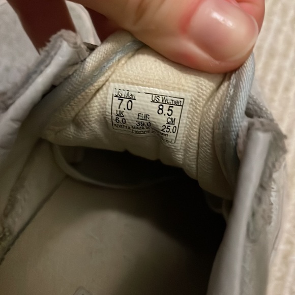 Baby Blue suede old school vans - Picture 5 of 6